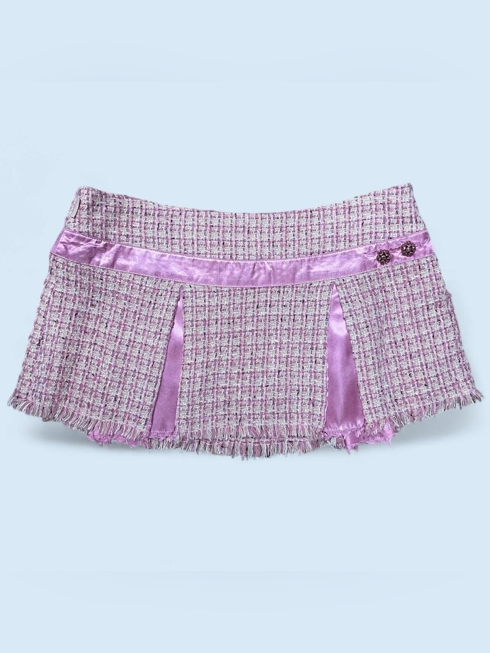 Y2K Hollister Micro Mini Tweed Skirt